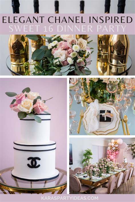 sweet 16 chanel|Elegant Chanel Inspired Birthday Party .